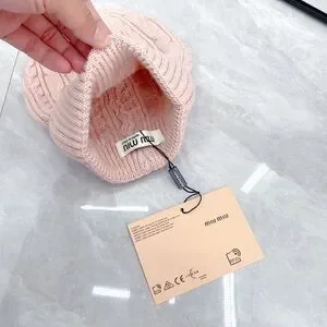 Miu Miu | Accessories | Miu Miu Pink Knit Hat And Glove Set 